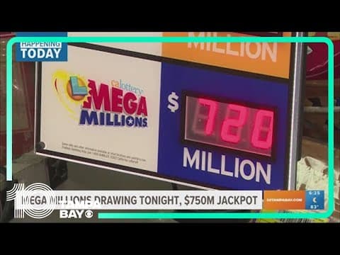 $750M Mega Millions drawing happening Friday night