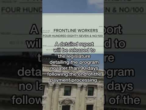 "Hero Pay" bonuses will begin depositing into Minnesotan frontline workers' bank accounts Wednesday.