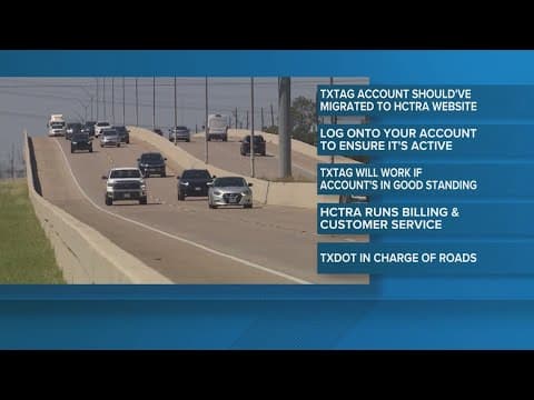 Harris County Toll Road Authority takes over TXTag accounts