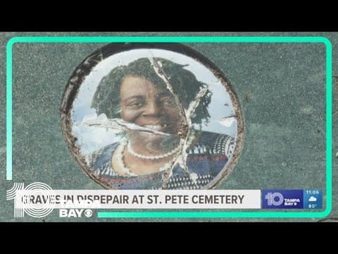 Graves are in disrepair at a St. Pete cemetery