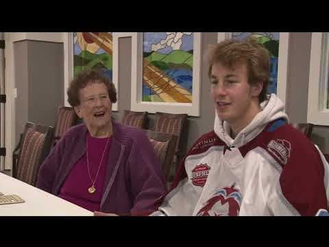 Junior hockey players and senior citizens bond over Bingo