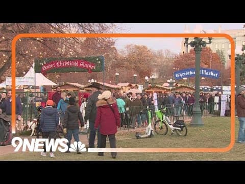 Holiday shoppers travel near and far to visit Denver Christkindlmarket