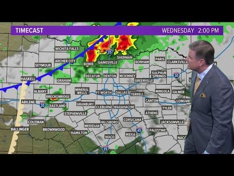 DFW Weather: Latest timeline for storm chances