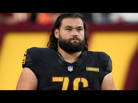 Washington Commanders OL Sam Cosmi ‘loving’ all the ways his world has changed in the past 10 months