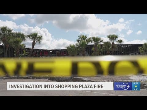 Crews tear down part of St. Pete Beach shopping plaza after massive fire, investigation into cause u