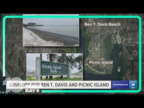 Health advisory issued for 2 Tampa beaches after high levels of bacteria detected