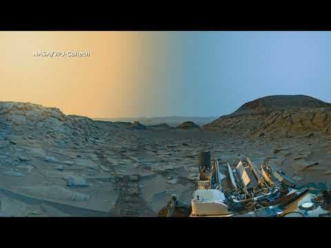 Stunning new panoramic photographs of Mars released by NASA