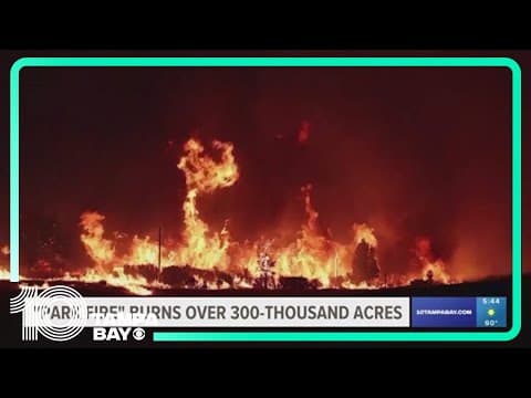 California park fire burns more than 380,000 acres
