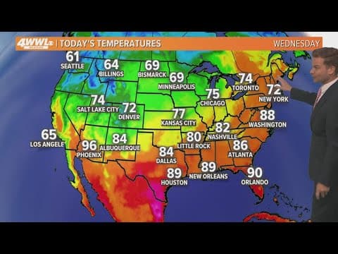 New Orleans Weather: Heat wave in control through next week