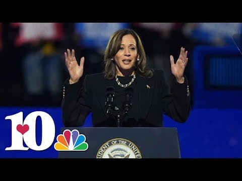 VP Kamala Harris speaks after conceding presidential election to Donald Trump