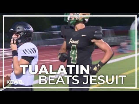 Undefeated Tualatin breaks through Jesuit | Friday Night Football