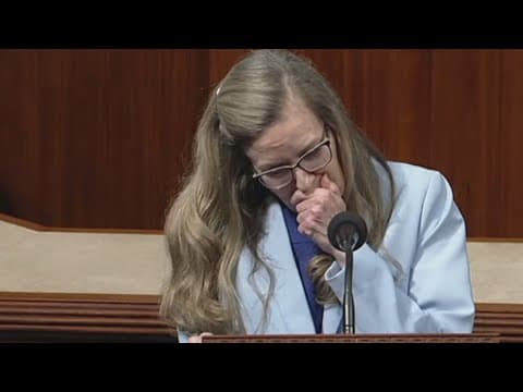 Virginia congress member Jennifer Wexton delivers AI-powered farewell speech