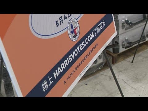 Harris County prepares for May election