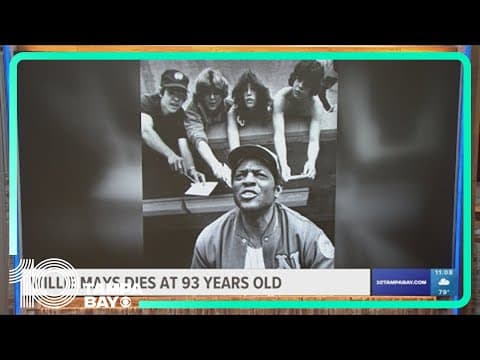 Willie Mays, Giants great and electrifying ‘Say Hey Kid,’ has died at 93