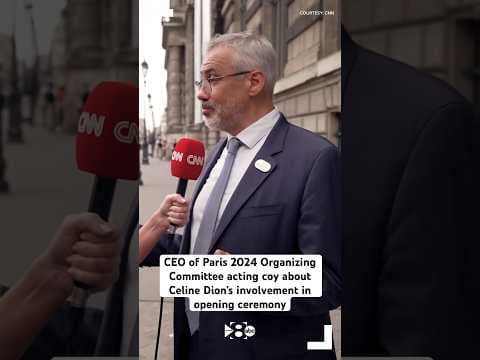 CEO of Paris 2024 Organizing Committee being coy on Celine Dion’s involvement in opening ceremony