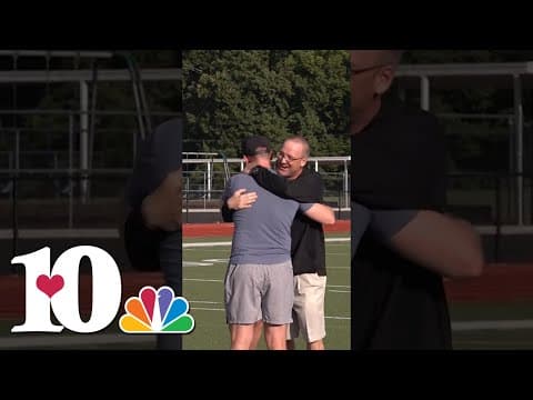 Former high school football players reunite with their coach