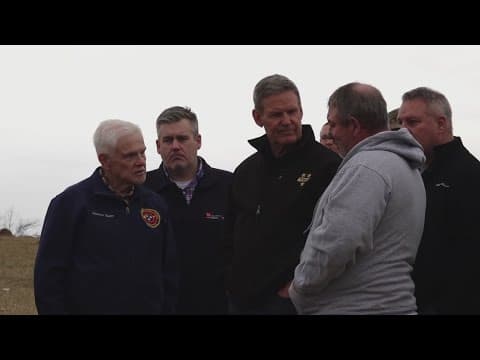 State leaders arrive in Morgan County after deadly tornado