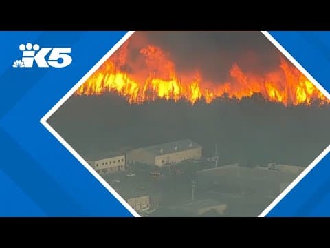 Massive fire blocks major highway in New Jersey