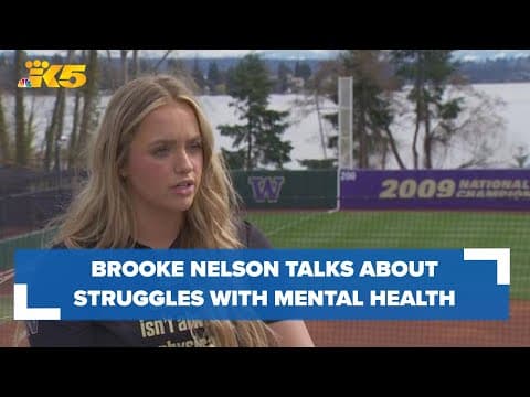 UW softball star: 'It's OK not to be OK'