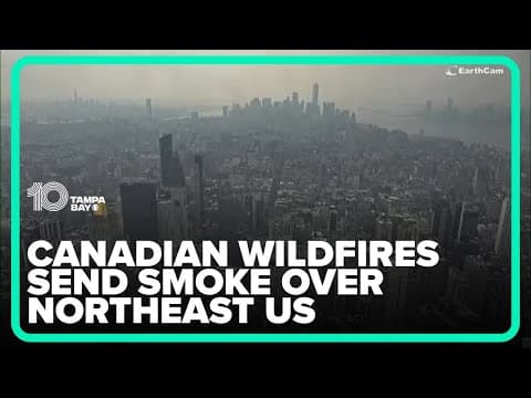 Smoke, haze cover New York City — expected to linger for next few days