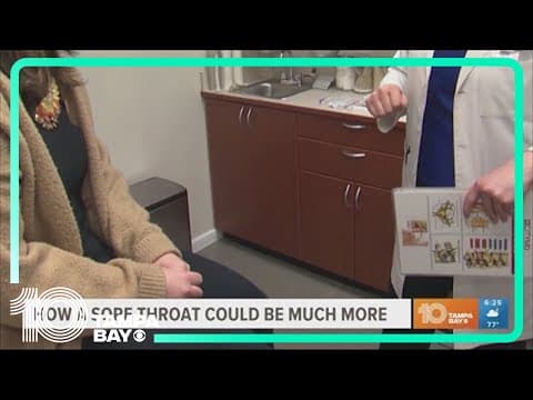 An ongoing sore throat could be the sign of something serious | Wake-up Wellness