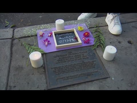 Candlelight vigil for Matthew Shepard