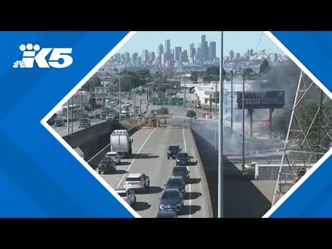 Crews respond to large fire near East Marginal Way