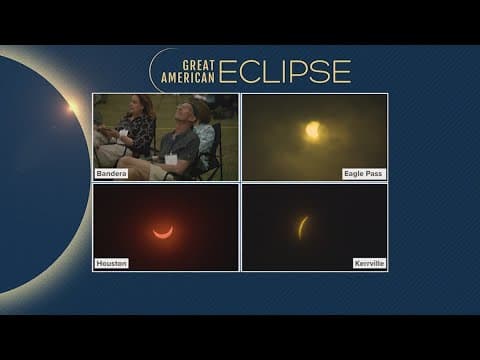 Texans experience the Great American Solar Eclipse