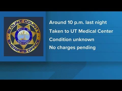 19-year-old hospitalized after being hit by car in Blount Co.