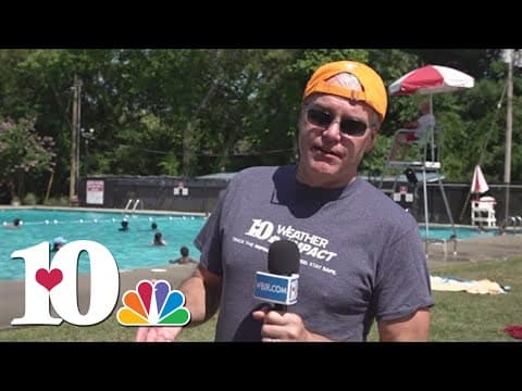 Knoxville residents keeping cool in the pool amid hot temperatures