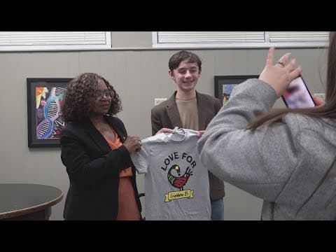 'It starts with one' | Jefferson Middle School student donates allowance to Scarboro 85 monument