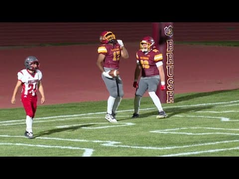 EXTENDED HIGHLIGHTS: Brush defeats Arvada 62-0 in 9Preps Game of the Week | 10-03-2025