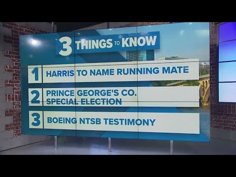 Keeping you inform is priority at WUSA9 | 3 Things To Know