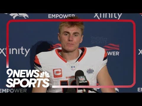 Bo Nix reacts to Broncos' loss to Seahawks in NFL debut