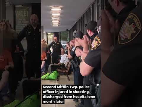 2nd Mifflin Twp. police officer injured in shooting discharged from hospital 1 month later #shorts