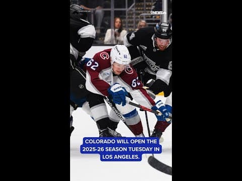 Avalanche to open season in Los Angeles