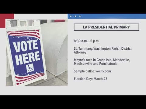 Early voting ends for LA Presidential Primary