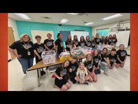 Rae of Hope: Students deliver gift boxes to kids in the  hospital