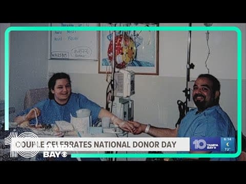 Tampa Bay area couple celebrates day wife donated kidney to husband
