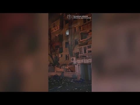 Eight Ukrainians killed after drone strike overnight