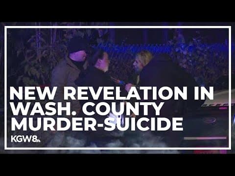 Suspect in Wash. County murder-suicide had recently been arrested on domestic abuse charges