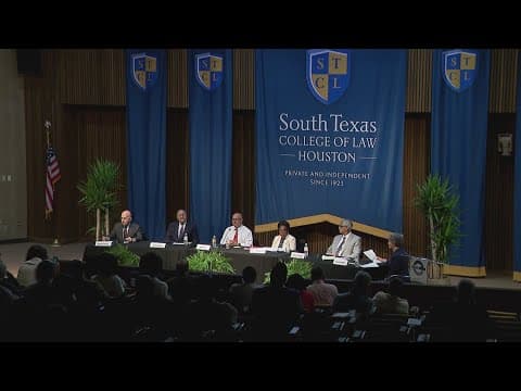 Houston mayoral candidates take questions at downtown forum