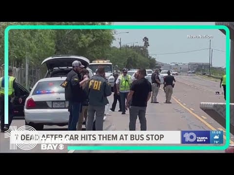 7 dead after SUV plows into crowd at Texas bus stop outside migrant shelter