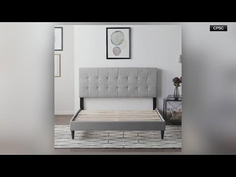 Several platform beds recalled over safety issues