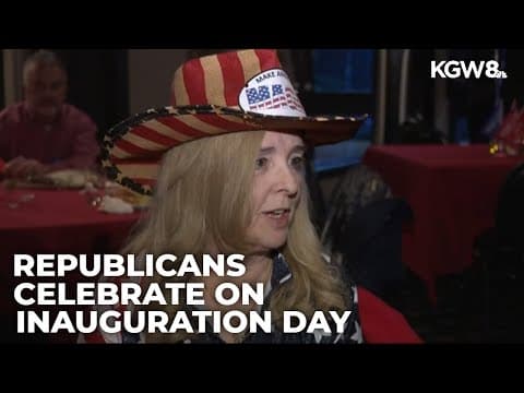 Oregon GOP celebrates Trump inauguration in Beaverton, D.C.