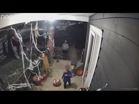 Halloween decorations stolen on camera returned to DC homeowner