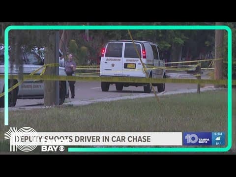 Sheriff: Man dead after trying to 'ram' into Sarasota deputy, causing chase that led to shooting