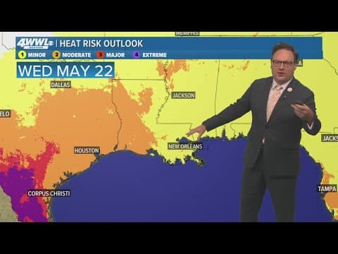 New Orleans Weather: Hot and dry into the Memorial Day weekend