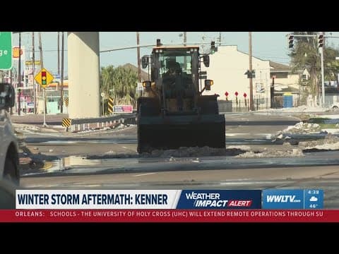 Winter Storm aftermath: Kenner