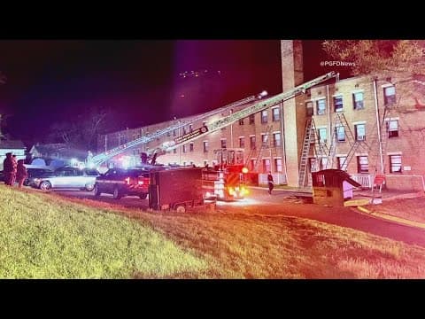 6 people displaced because of fire in Prince George's County